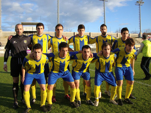 Una alineació del Palamós CF, aquesta temporada.
