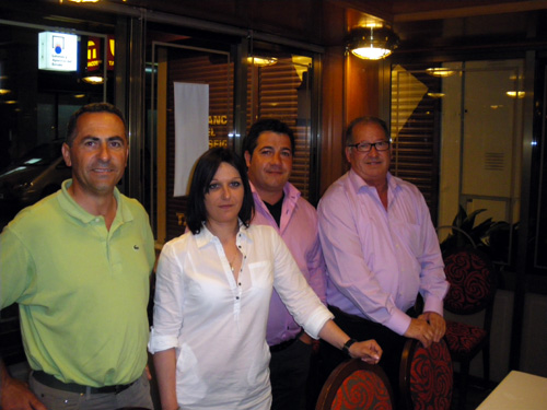 Els quatre primers membres de la llista del PP a Palamós.