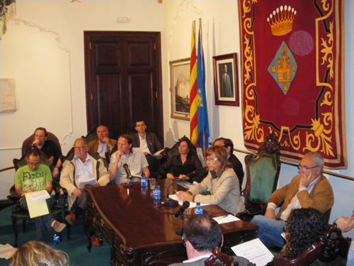 Un moment del Ple municipal que es va fer dimecres.