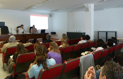 Els assistents a la jornada, aquest matí a la Casa del Mar.