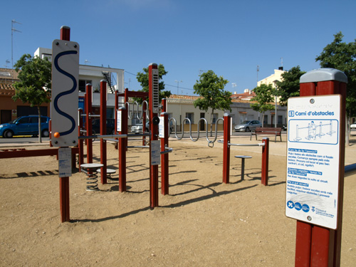 El Parc Urbà de Salut situat a la plaça Vincke.