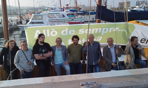 Sortida de l'Entesa amb el 'Rafael', divendres passat.