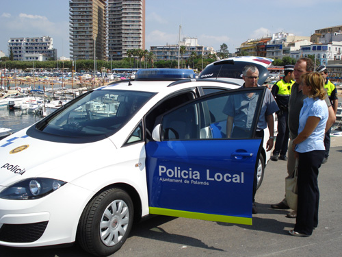 Presentació d'un vehicle de la Policia Local de Palamós, en una imatge d'arxiu.