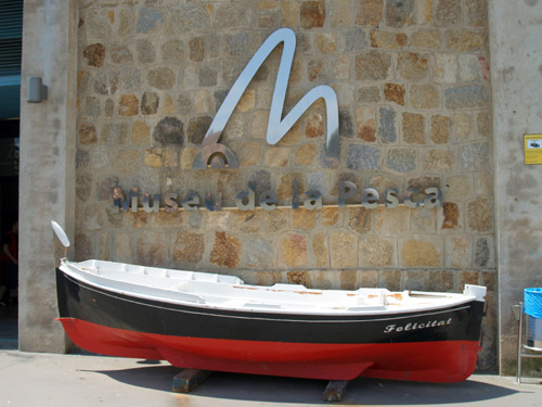 Entrada al Museu de la Pesca de Palamós.