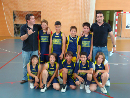 L'equip aleví del Vila-romà, que demà juga el campionat gironí.