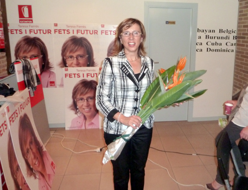 Teresa Ferrés revalida la victòria de 2007 i seguirà sent l'alcaldessa de Palamós.