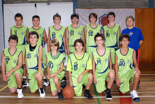L'equip pre-infantil del Bàsquet Ampa Vedruna Palamós.