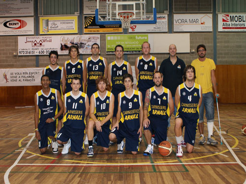 L'equip del sènior masculí B del CE Palamós, aquesta temporada.