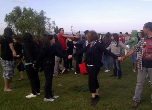 Alumnes d'un curs de monitors. (Foto: arxiu de l'Escola d'educadors i educadores en el lleure l'Empordà.)