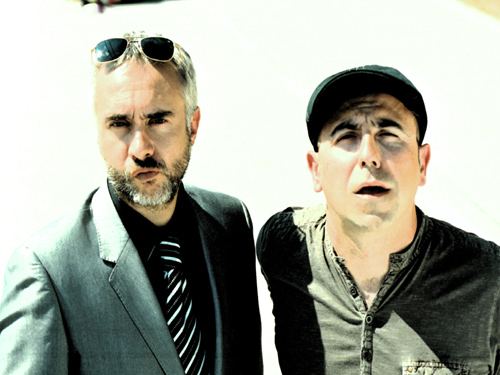 Rafel Faixedas i Carles Xuriguera, antics membres de Teatre de Guerrilla, presenten 'No som res' a Palamós.