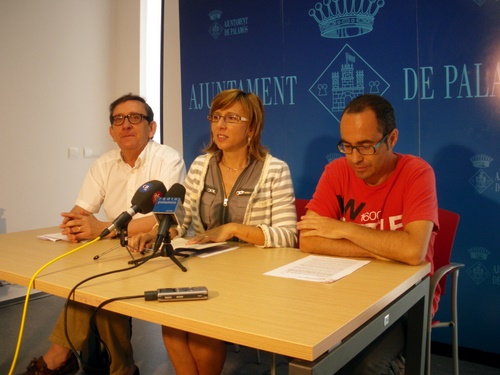 Gea, Ferrés i Solés, aquest matí en la presentació del cartipàs.