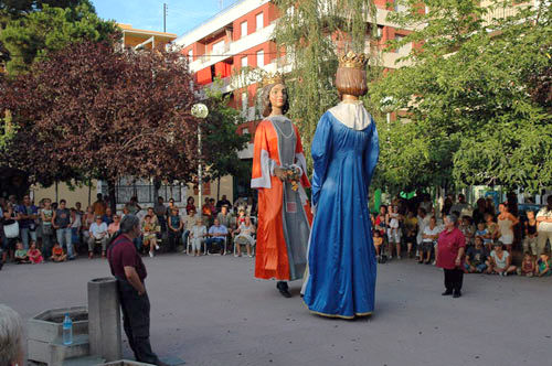 Activitat gegantera a Palamós, aquest diumenge.