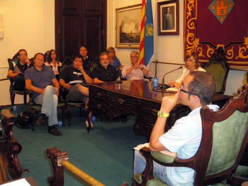 El Ple extraordinari celebrat aquest migdia.