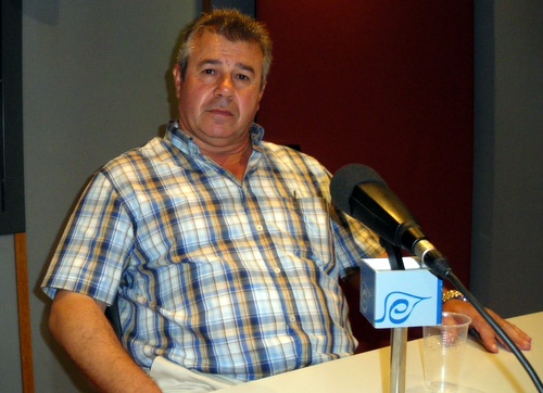 El president del Palamós CF, Miquel Aguilar.
