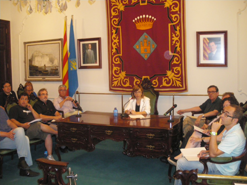 El Ple que ahir va aprovar les retribucions dels regidors.