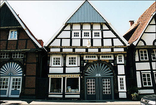 Imatge d'una típica casa de Rheda-Wiedenbrück.