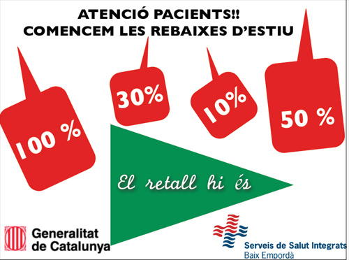Els sindicats ironitzen sobre les retallades i el començament de les rebaixes d'estiu.