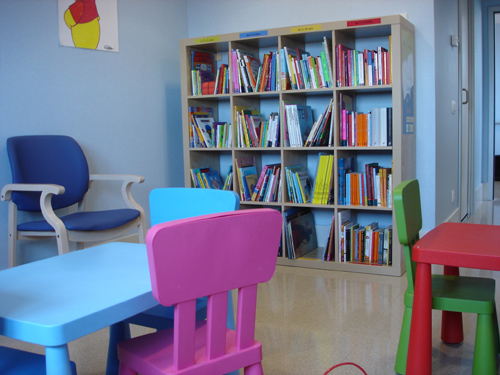 La nova biblioteca infantil de l'hospital de Palamós.