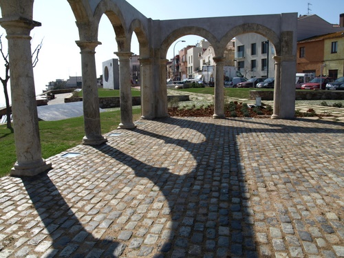 El parc del Convent dels Agustins, part de la ruta.