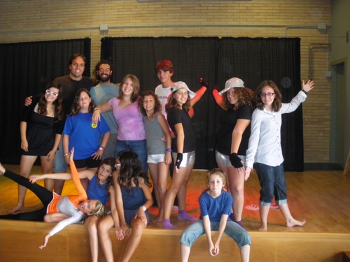 Una de les activitats de la gent del Casal Teatral.