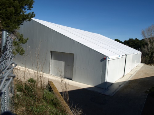 Exterior de la nau dels carrossaires.