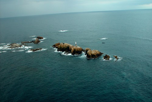 Vista panoràmica de les Illes Formigues. 