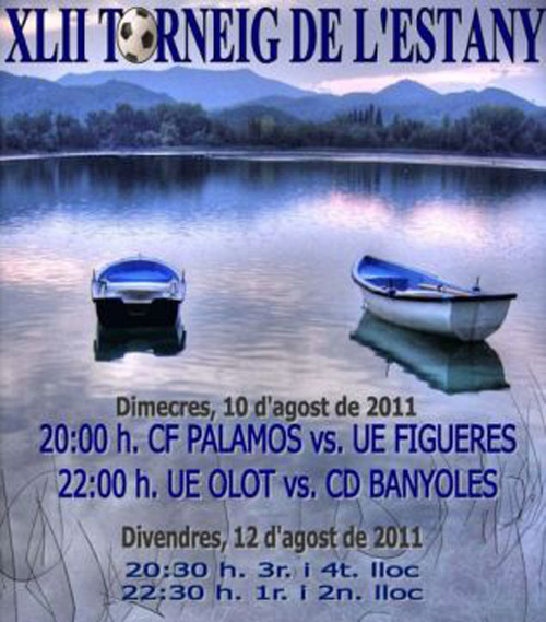 Cartell de l'edició d'enguany del Torneig de l'Estany.