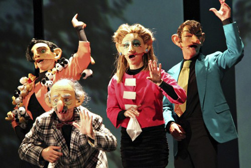 Comediants, protagonistes avui a Porta Ferrada de Sant Feliu de Guíxols.
