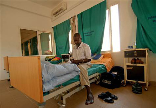 Un hospital a Gàmbia.