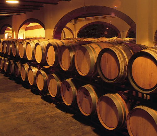 Interior d'un celler empordanès.