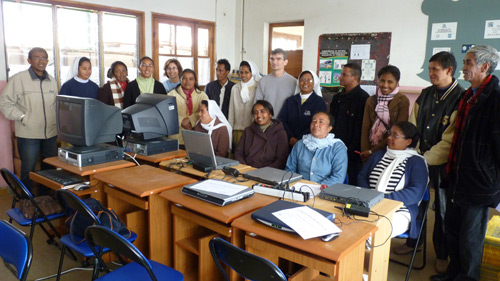 Una activitat dels cooperants de Proide a Madagascar.
