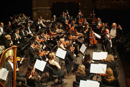 L'Orquestra de Cambra de l'Empordà en una actuació.
