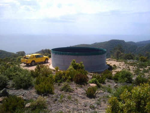 Instal·lacions de prevenció d'incendis forestals.