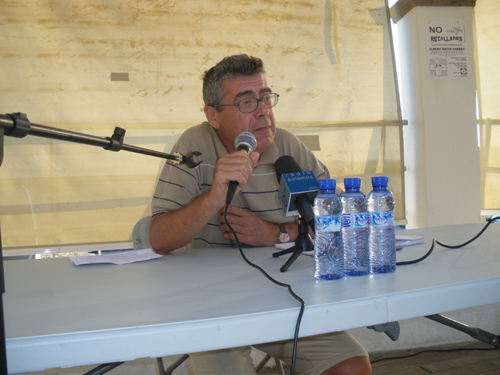 Albert Recio, dissabte a Palamós.