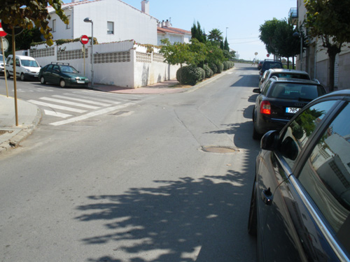 El carrer Ample, on va passar l'incident.