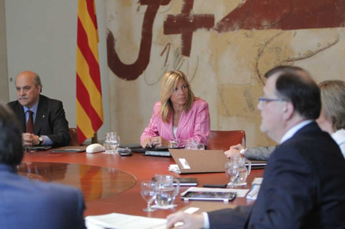 Reunió del Govern de la Generalitat. (Foto: elmundo.es).