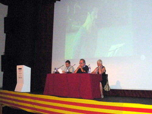 Un moment de l'acte de l'ACN, ahir a La Gorga.
