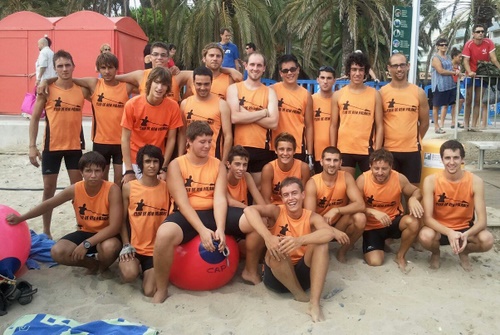 Les tripulacions del Club de Rem Palamós que van participar al Campionat de Catalunya.