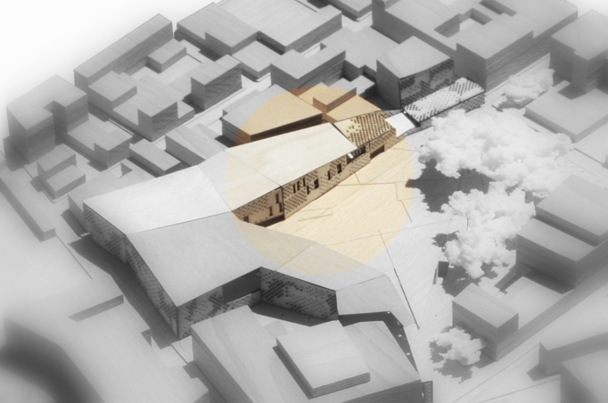 Maqueta del futur Edifici de la Ciutadania.