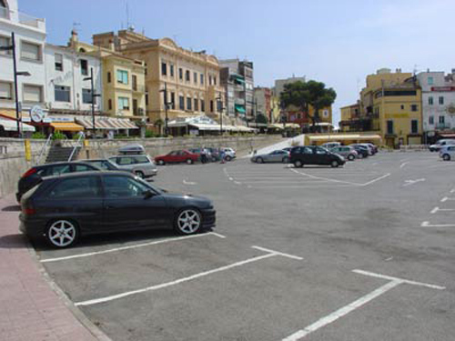 El de la Planassa és un dels estacionaments del centre urbà de Palamós.
