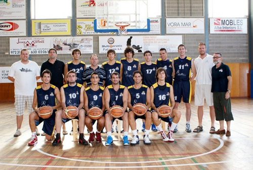 La plantilla de l'Alupu, el sènior masculí A del CE Palamós.
