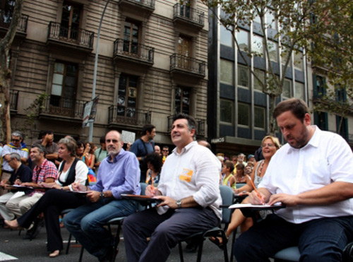 Un dictat popular organitzat per ERC, en una imatge d'arxiu. (Foto:elsingulardigital).