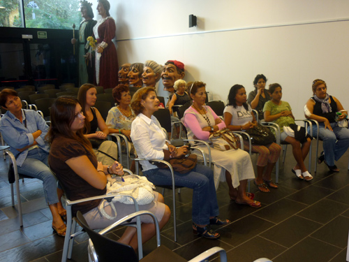 L'acte de presentació del grup de lectura fàcil d'adults.
