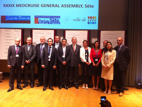 Reunió de l'assemblea de Medcruise al sud de França.