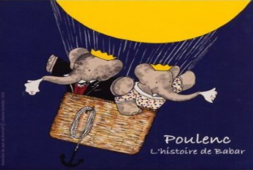 L'elefantet Babar, objecte dels contes musicats d'avui a la biblioteca municipal.