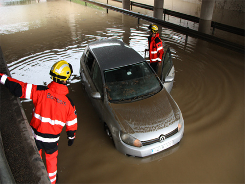 Les pluges han causat alguna inundació, especialment a la demarcació de Tarragona.