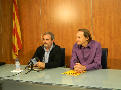 Joan Roches (CiU) i Dani Reixach (ERC), van presentar dimecres les al·legacions.