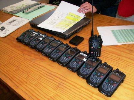 Els equips de transmissió de la nova xarxa de comunicacions.