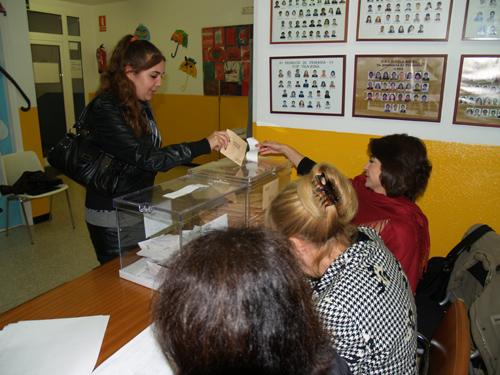 Jornada electoral, ahir diumenge.