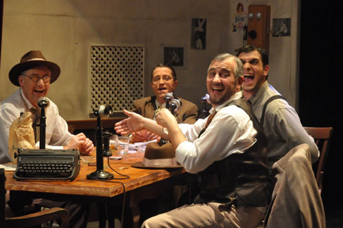 Una escena de 'Primera plana', de Gespa Teatre.